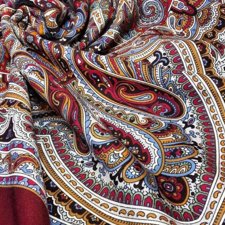 Павлопосадские платки узор дождя