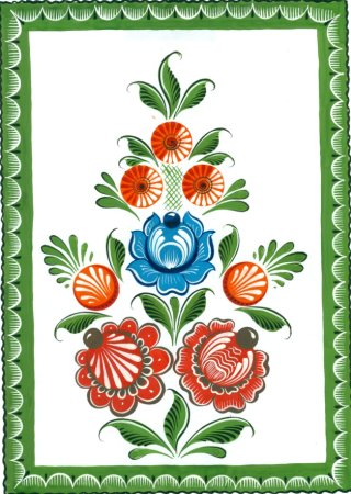 Городецкая Купавка узоры