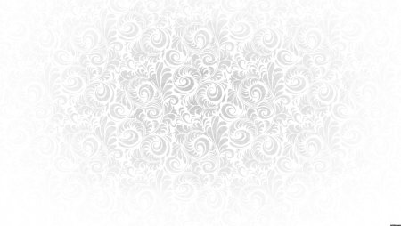 Белый фон с узорами