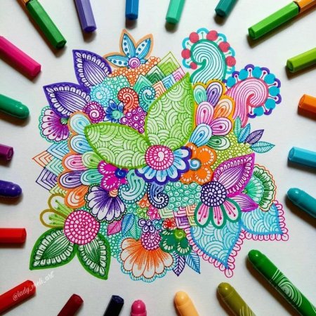 Рисунки фломастерами