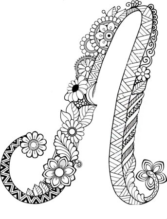 Декоративная буква л