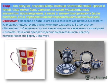Проект узоры и орнаменты на посуде