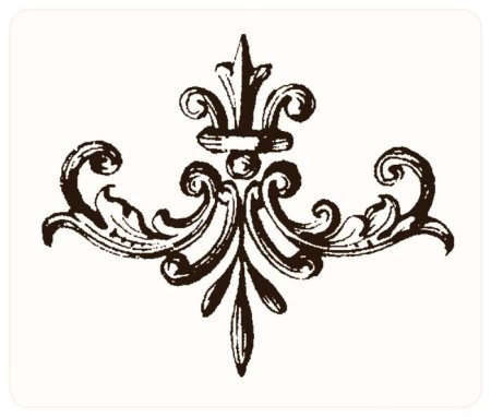 Викторианский стиль орнамент