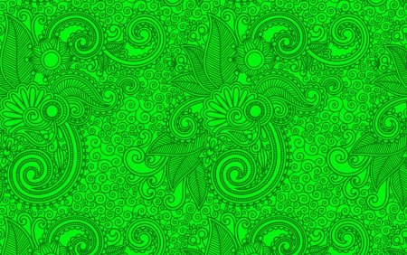 Зеленый узор