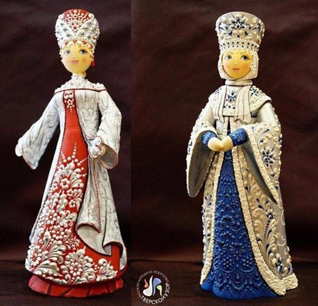 Расписные деревянные куклы