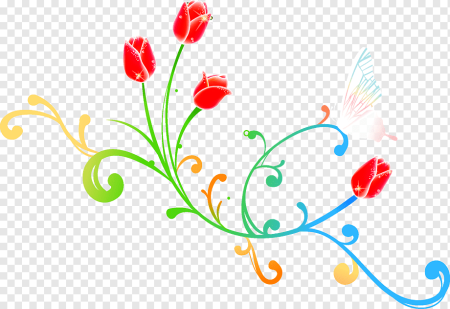 Тюльпан орнамент вектор