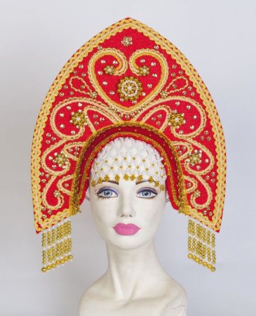 Кокошник "Вера" (цв: золотой )