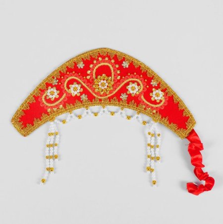 Зеленая корона кокошник