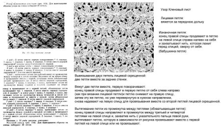 Лист клевера крючком