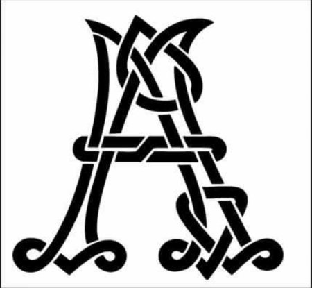 Кельтская буквица алфавит