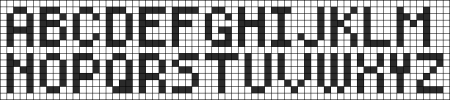 Буквы для фенечек