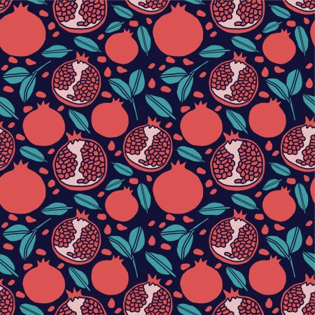 Гранат паттерн вектор