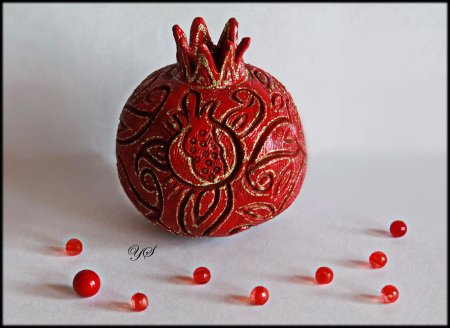Квиллинг гранат узор