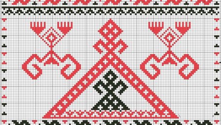 Славянский оберег Макошь вышивка