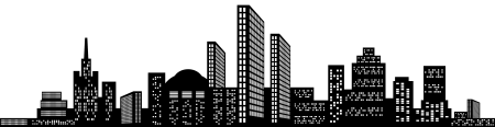 Силуэт города Нью-Йорк New York