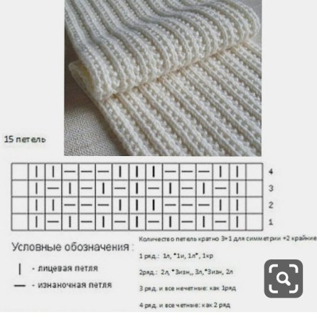 Вязание спицами узоры гармошка