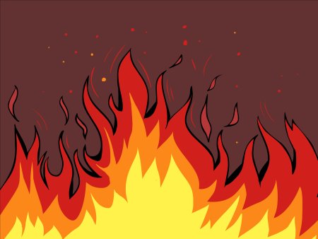 Трафарет дракона для аэрографии