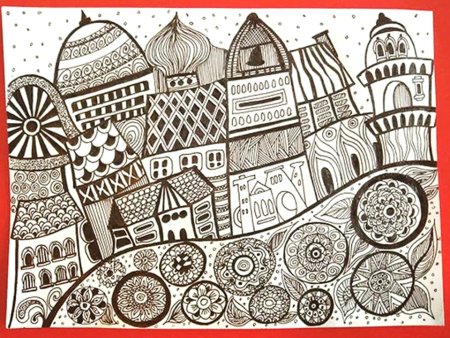 Дудлинг композиция