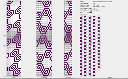 Схемы браслетов из бисера на станке 8 бисерин