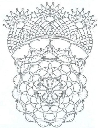 Crochet Doily схемы