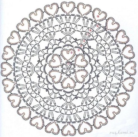Crochet Doily схемы
