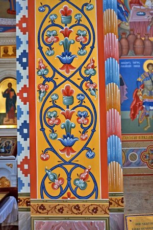 Роспись храма орнамент