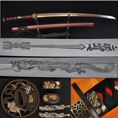 Katana Sword Samurai оружие Dragon