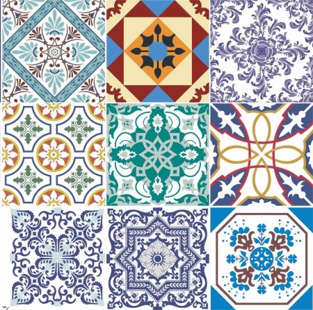 Плитка azulejo марокканский стиль