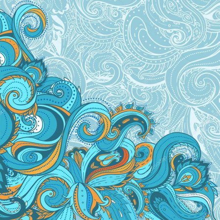 Турецкие огурцы орнамент