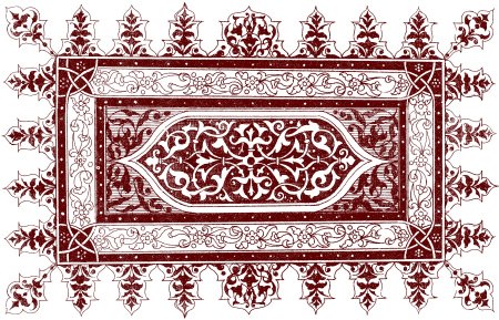 Мусульманский орнамент прямоугольный