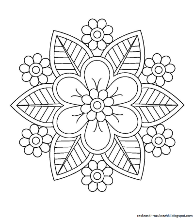 Орнаменты. Раскраска