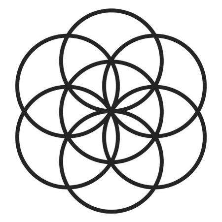 Vesica Piscis цветок жизни