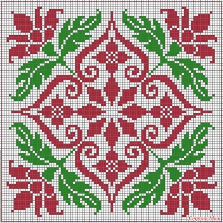 Вышивка бискорню