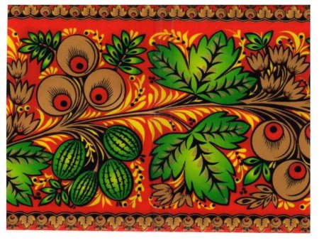 Элементы хохломской росписи криуль