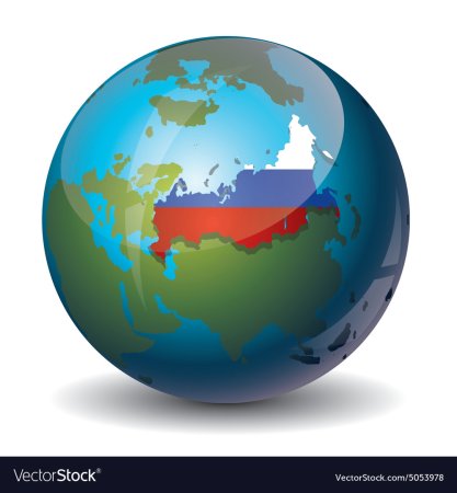 Планета с разными флагами
