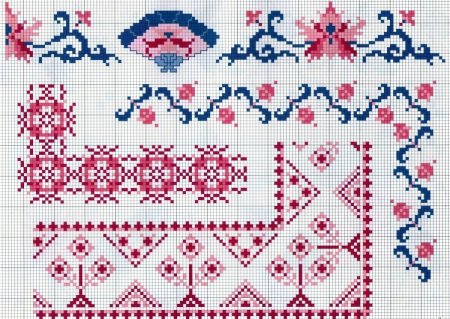 Узоры крестиком