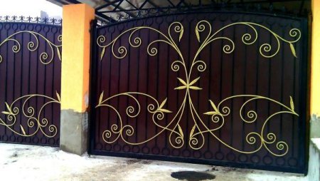 Орнамент кованых ворот