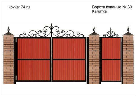 Кованые узоры для ворот