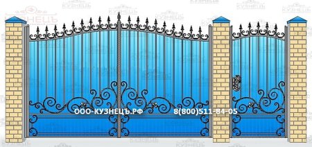 Художественная ковка заборы