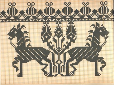 Жаккард монохром