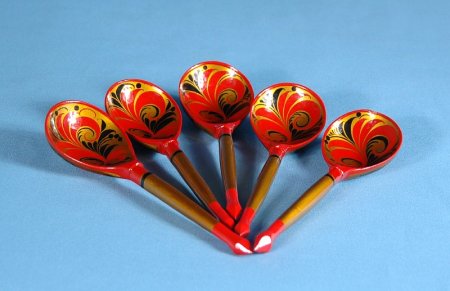 Роспись деревянных ложек