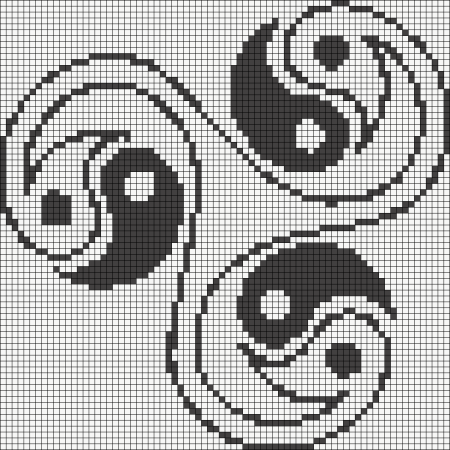 Красивые орнаменты по клеточкам