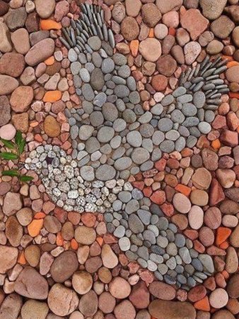 Мозаика из гальки