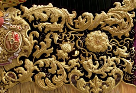 Испанское золотное шитье