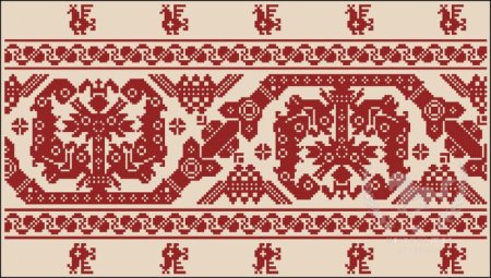 Рушники кубанских Казаков орнамент