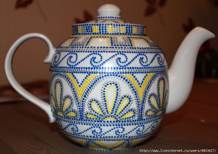 Чайник с орнаментом