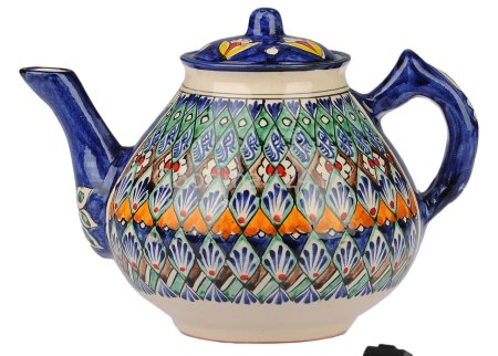Чайник заварочный Риштанская керамика 2 л. синий