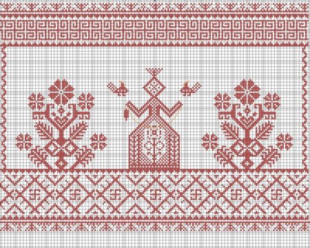 Славянский орнамент Макошь