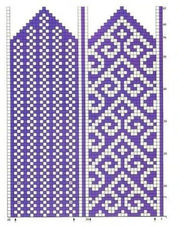 Джурабы тапочки жаккардом