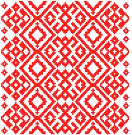Славянская вышивка ромбы